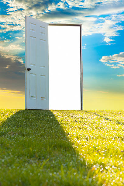 istock Door To Heaven on Hilltop 185253255