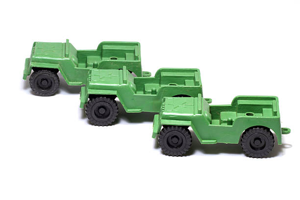 world war ii jeep trilogia - pick up truck truck toy figurine - fotografias e filmes do acervo