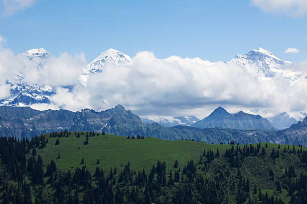 istock Panoramic view of Bernese Alps 185254161
