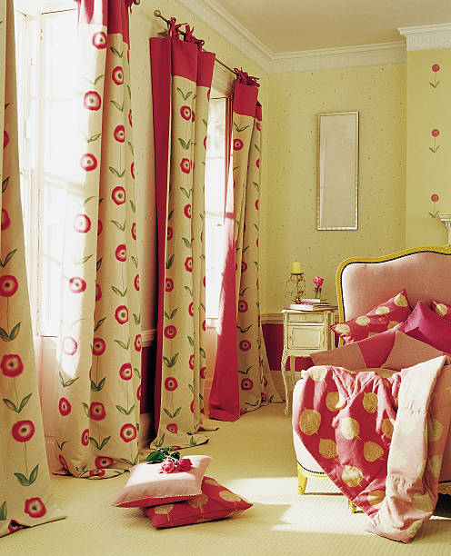 istock Interior of pretty bedroom 185254530