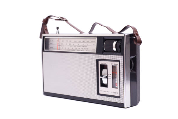 istock Vintage transistor radio isolated on white 1852549592