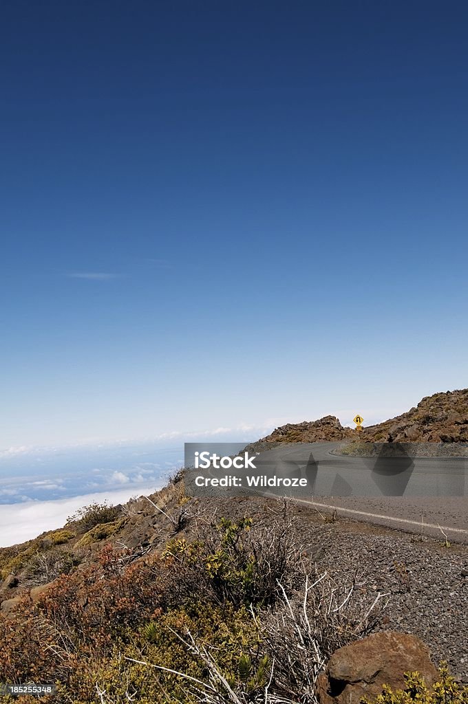 Avvolgimento Strada pubblica di Vulcano Haleakala, Maui - Foto stock royalty-free di Ambientazione esterna