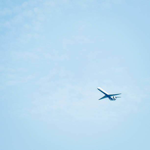 istock commercial Jet airplane after the take off 185255353