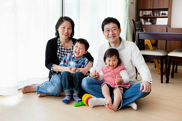 istock Asian Family Smiling 185255399