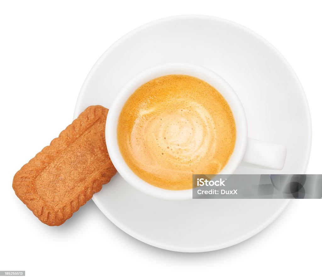 Tasse de café Expresso et biscuits - Photo de Biscuit libre de droits