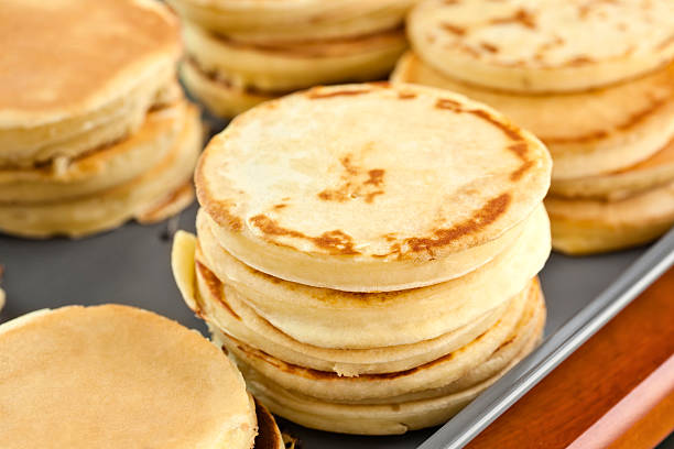 istock Tray of Pancakes 185256119