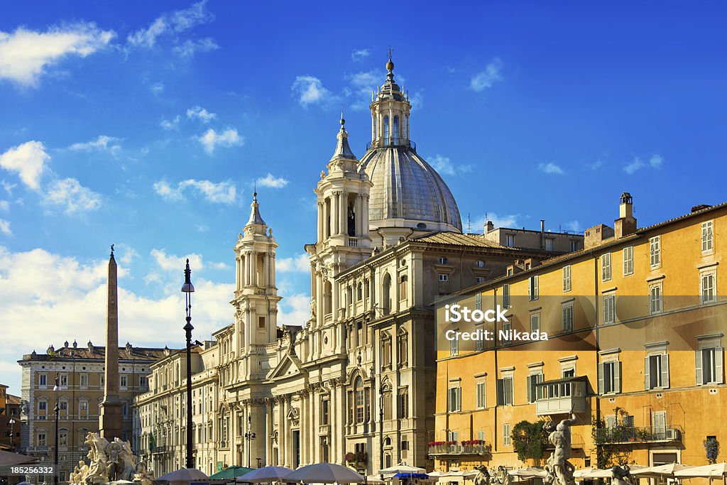 Piazza Navona a Roma, Italia - Foto stock royalty-free di Acqua