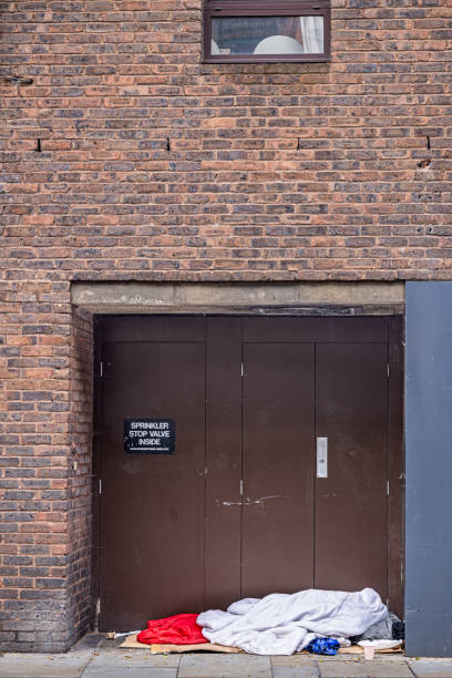 facade view of old brick wall building in the city