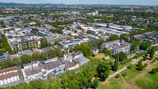 Wiesbaden Biebrich - aerial view
