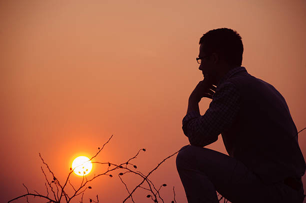 istock Silhouette of a man 185257506