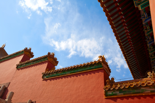 Ancient architecture in the forbidden city