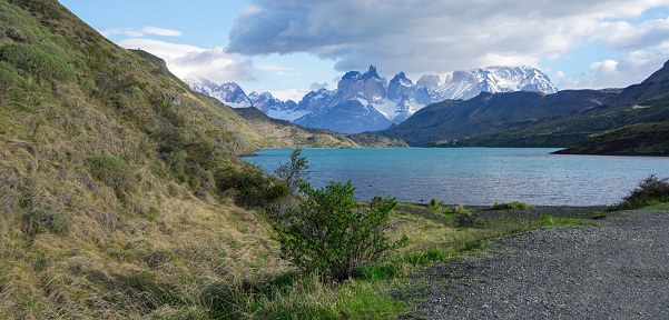 Hiking at Torres Del Paine National Park in Chile