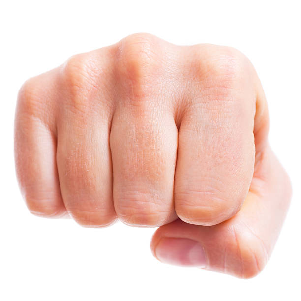 Punching Fist stock photo