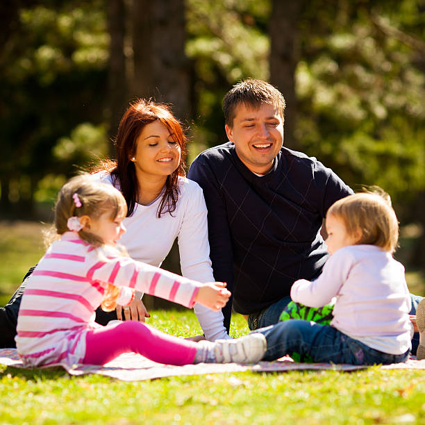 istock Family picnic in the park. 185257937