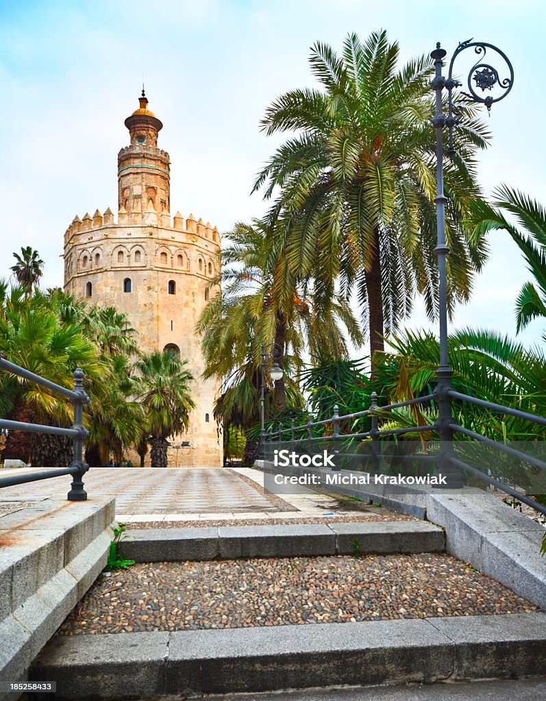 Torre del Oro en Sevilla, España - Foto de stock de Torre del Oro libre de derechos