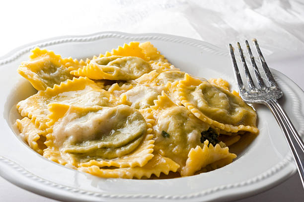 istock Tortelli Verdi pasta with melted butter and Parmesan cheese 185258779