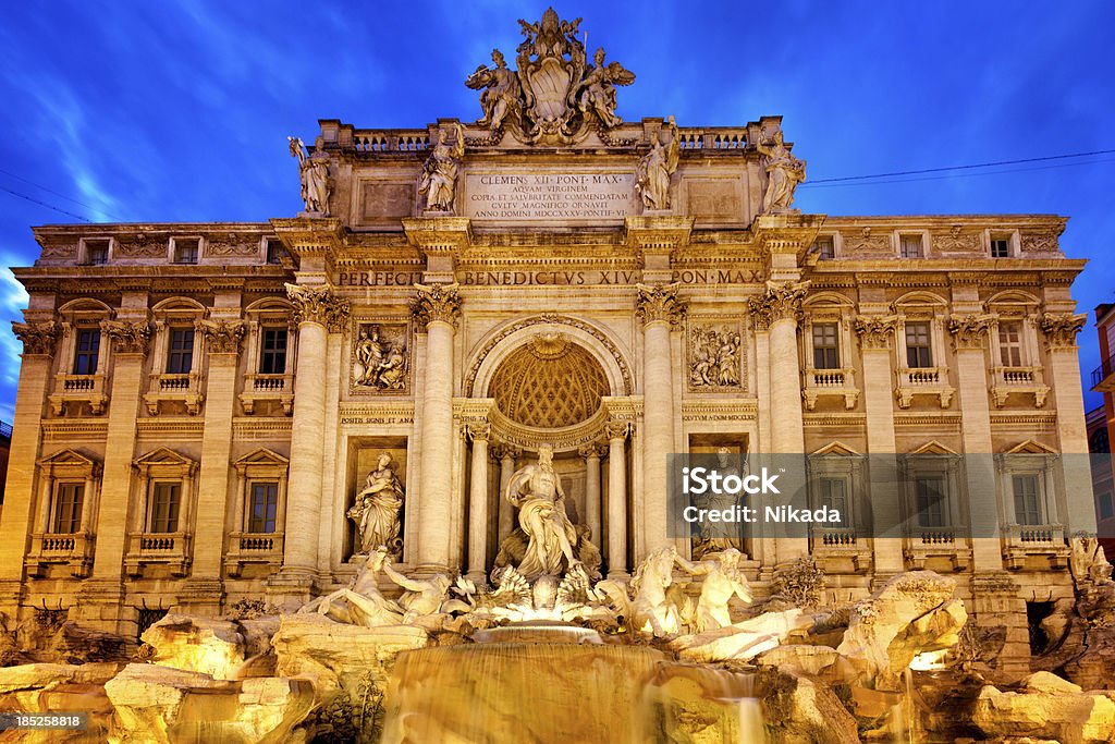 Fontaine de Trevi à Rome, Italie - Photo de Architecture libre de droits