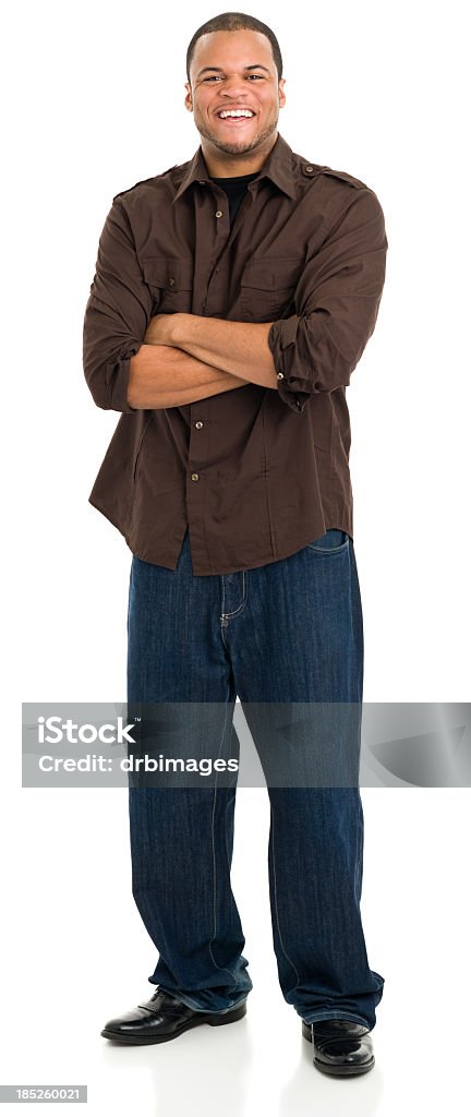 Ацтекская молодой человек стоя - Стоковые фото В полный рост роялти-фри