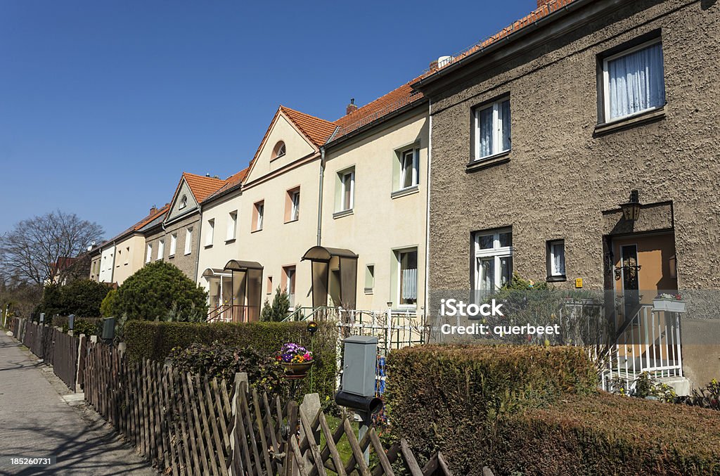 Häuser in den Frühling - Lizenzfrei Architektur Stock-Foto