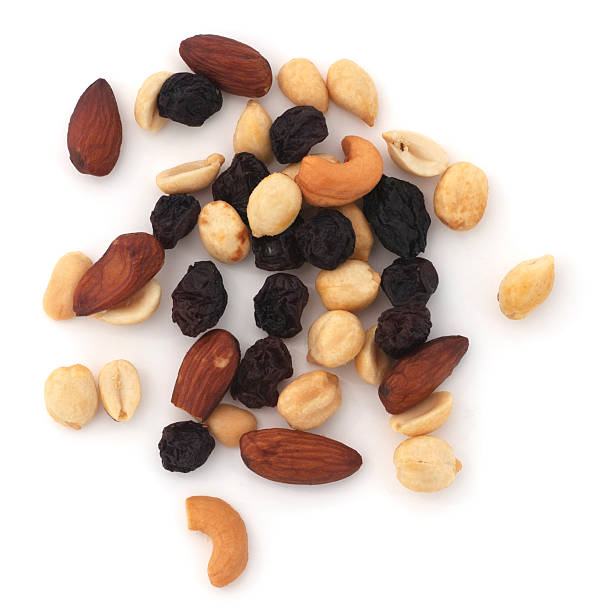 트레일 믹스 - peanut nut snack isolated 뉴스 사진 이미지