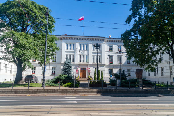 kuyavian-pomeranian voivodeship office. - pomorskie province imagens e fotografias de stock