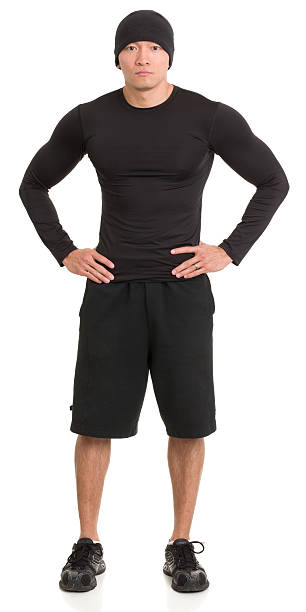 istock Tough Male Athlete Standing 185261303