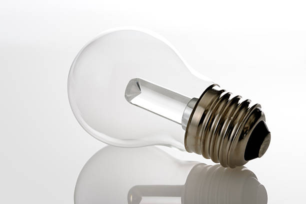 istock Isolated shot of LED light bulb on white background 185261313