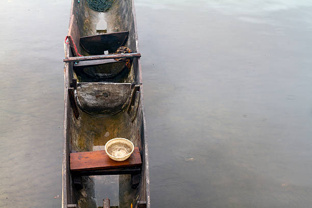 istock Indonesia, North Maluku, Halmahera, boat on the river. 185261354