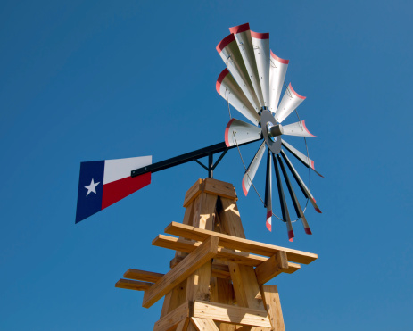 A windmill in Texas.