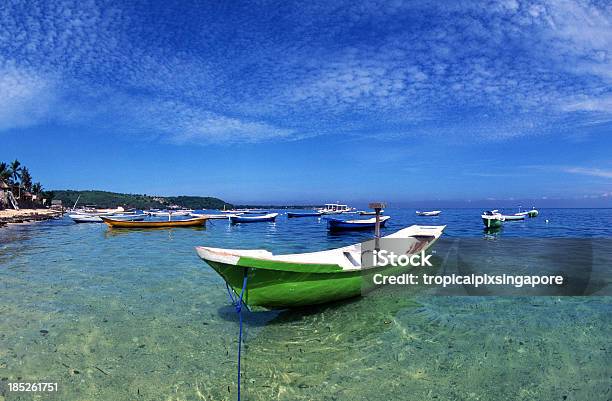 Indonesien Bali Nusa Lembongan Fischerboote Stockfoto und mehr Bilder von Bali - Bali, Fischerboot, Fotografie