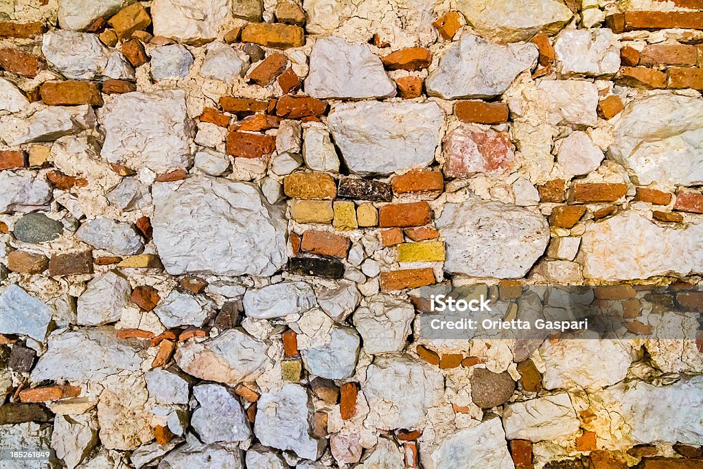 Parede de pedra Antiga - Royalty-free Arcaico Foto de stock