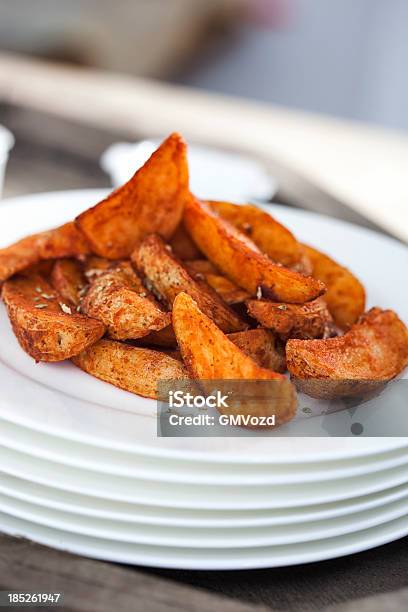 Patatas Al Horno Foto de stock y más banco de imágenes de Alimento - Alimento, Comida cajún, Especia