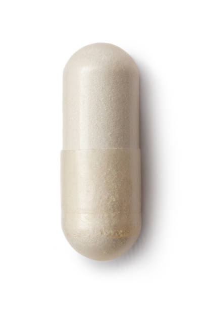 médico: cápsula - capsule pill white nutritional supplement - fotografias e filmes do acervo