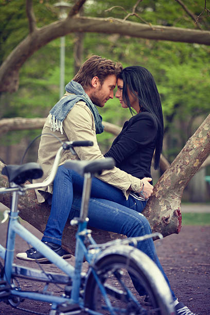 istock Couple in the park 185262287