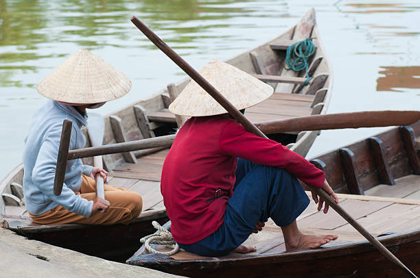 istock Rowboats in Vietnam 185262674