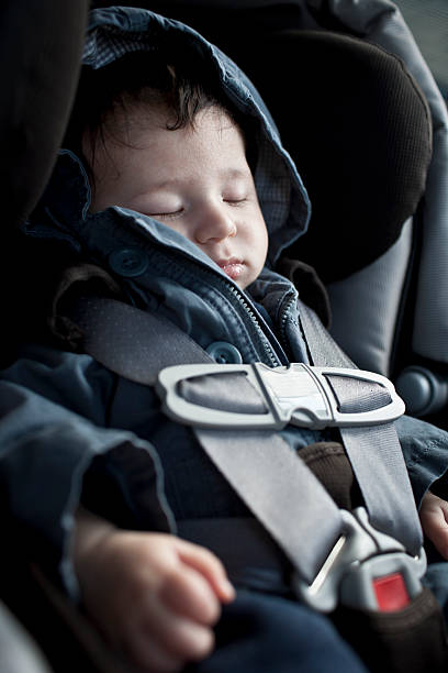 istock Baby boy travelling in Car Seat 185262780