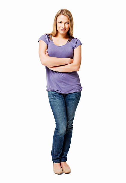 istock Woman Crossing Arms - Isolated 185262891