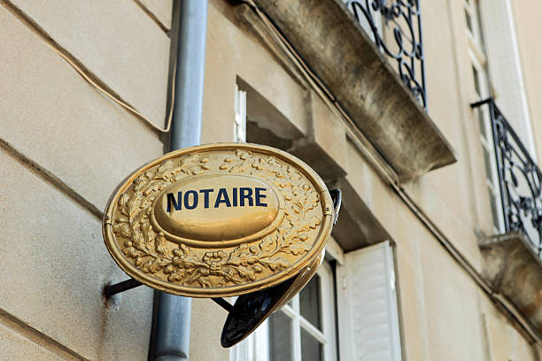 nameplate of a French notary nameplate of a French notary shorthand stock pictures, royalty-free photos & images