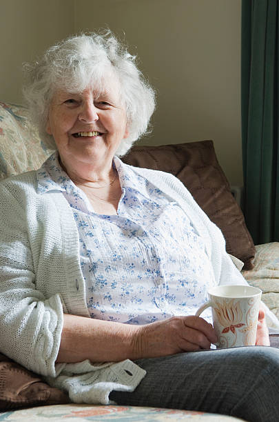 istock Happy senior woman 185262988