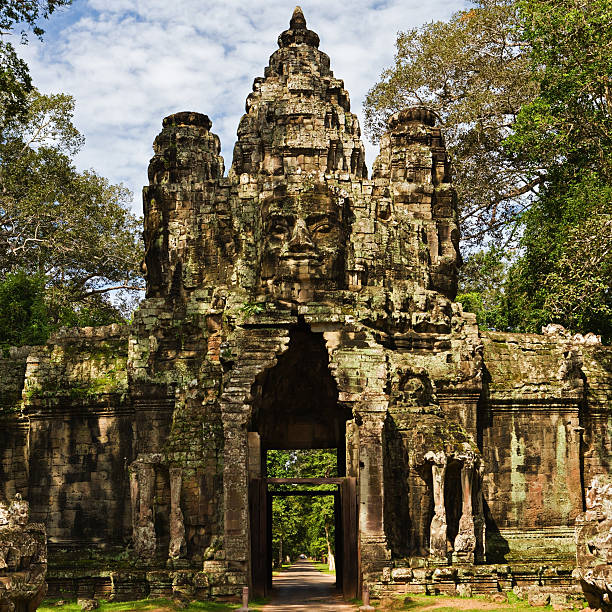 istock Entrance gate to Angkor Thom 185263152