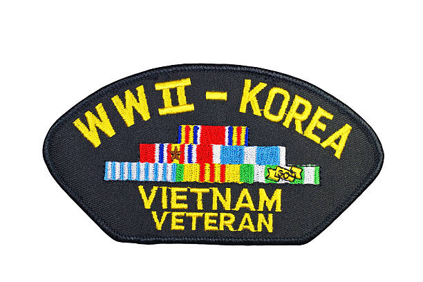 istock WWII Korea and Vietnam Veteran Patch 185263193