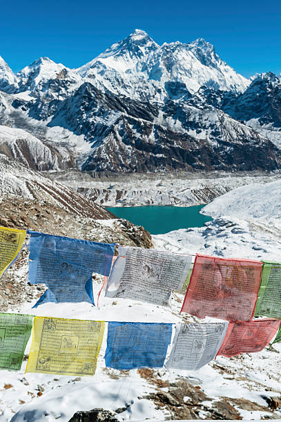 istock Colourful prayer flags below Mt Everest Himalayas Nepal 185263702