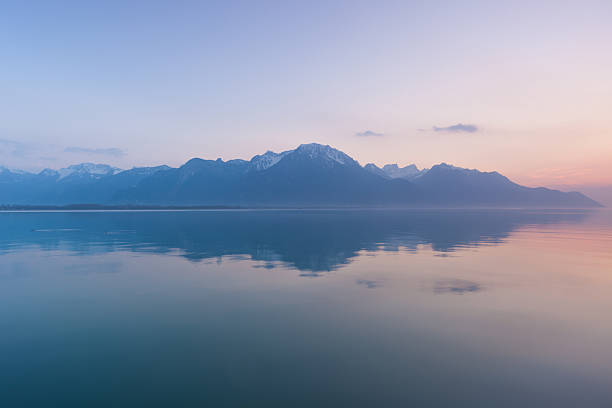 istock Switzerland, Montreux, lake and mountains 185263890