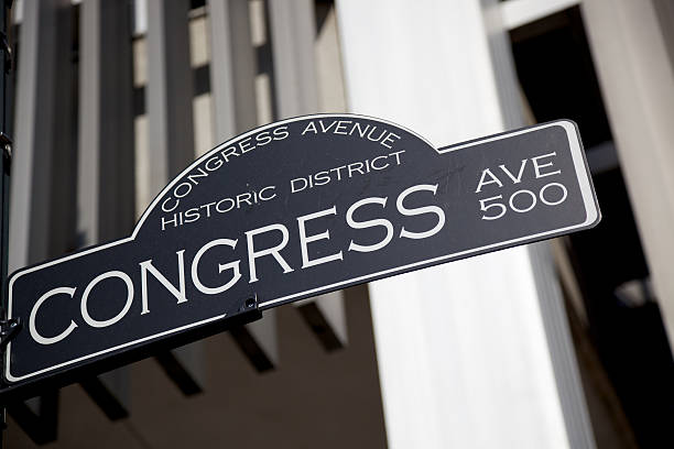 istock Historic Congress Avenue sign in Austin, Texas 185263962