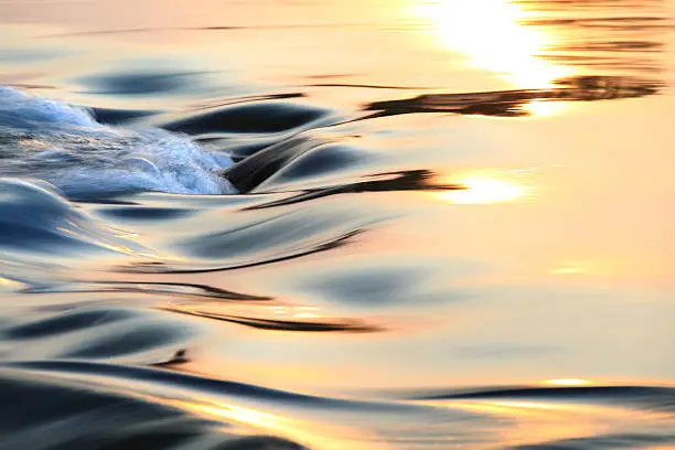 Photo of Light reflecting on flowing water
