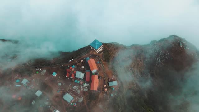aerial view of cloud over the Manungkot hill