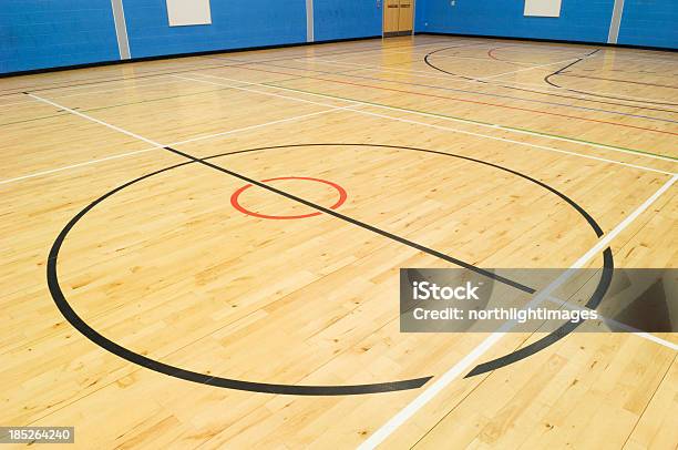 학교 체육관 농구-팀 스포츠에 대한 스톡 사진 및 기타 이미지 - 농구-팀 스포츠, 체육관, 코트-스포츠 경기장