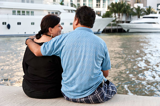 istock Hispanic mature couple on vacation 185264534