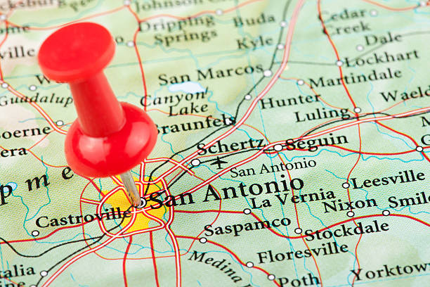istock San Antonio Map,Texas - USA 185264664