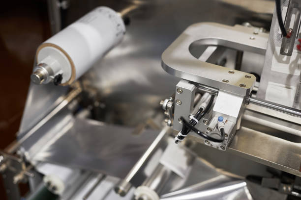 istock Top View Industrial Machine at Food Packaging Department 1852646835